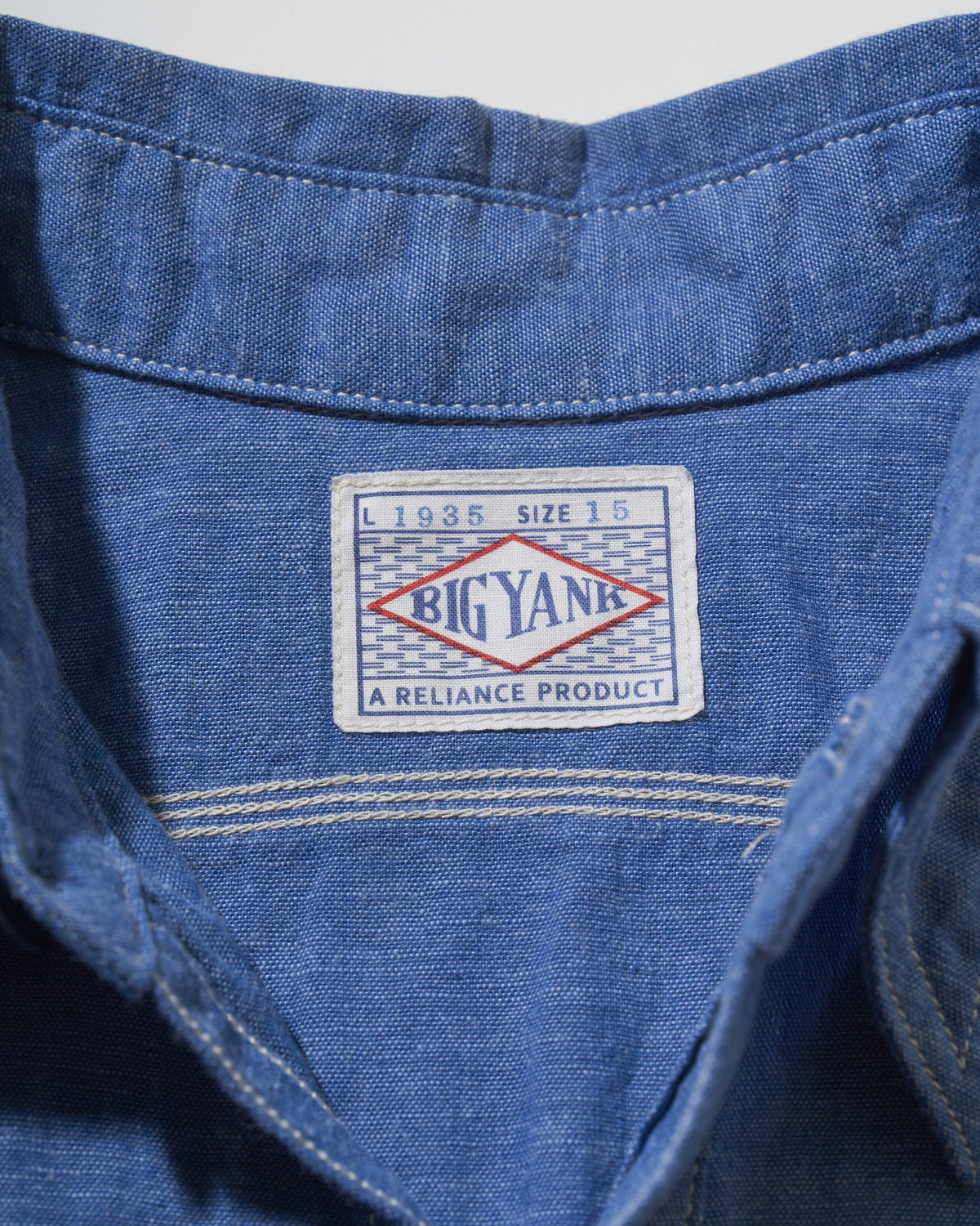 【 RESTOCK 】BIG YANK 1935 ORIGINAL CHAMBRAY / BLUE×GREY