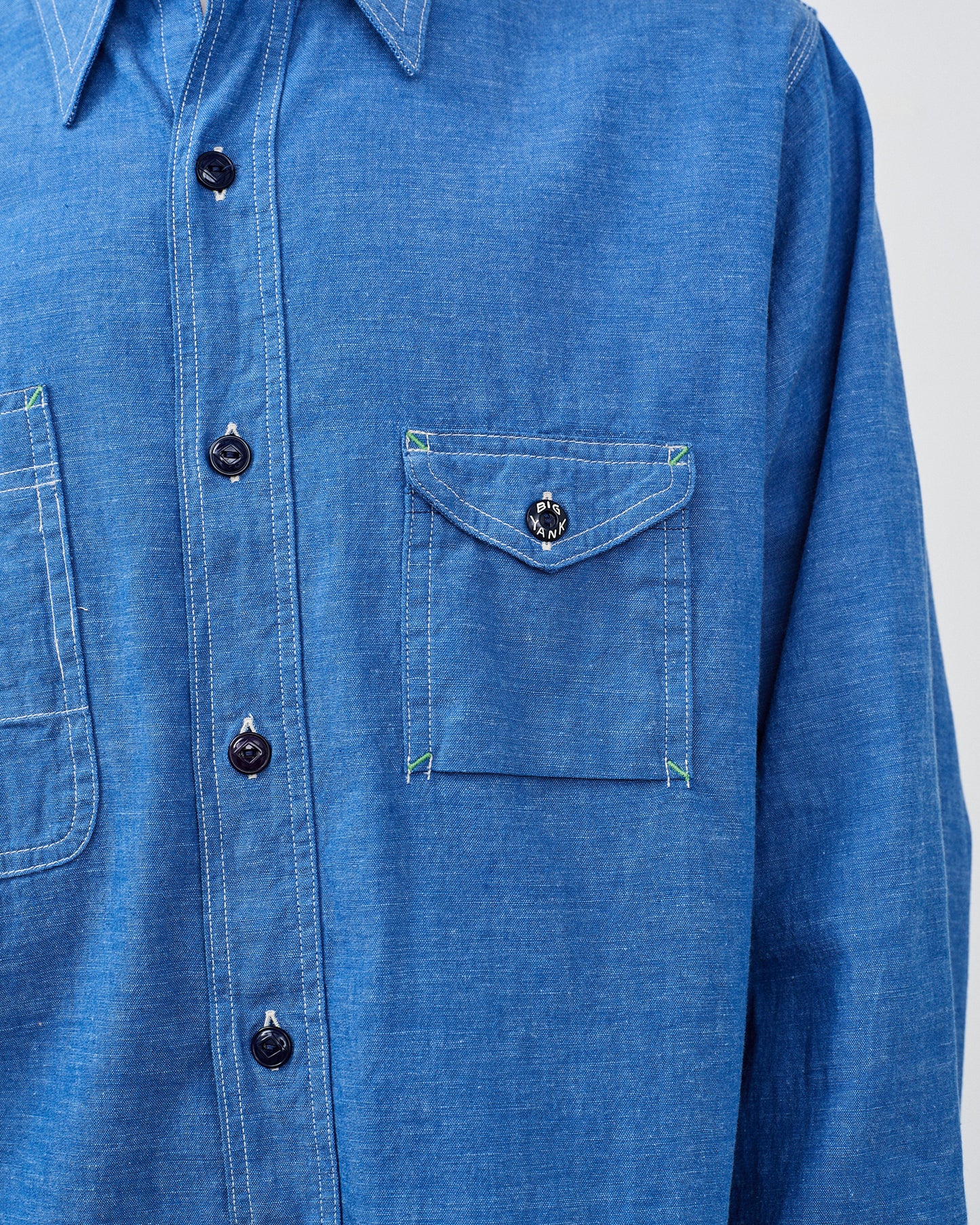 【 RESTOCK 】BIG YANK 1935 ORIGINAL CHAMBRAY / BLUE×GREY