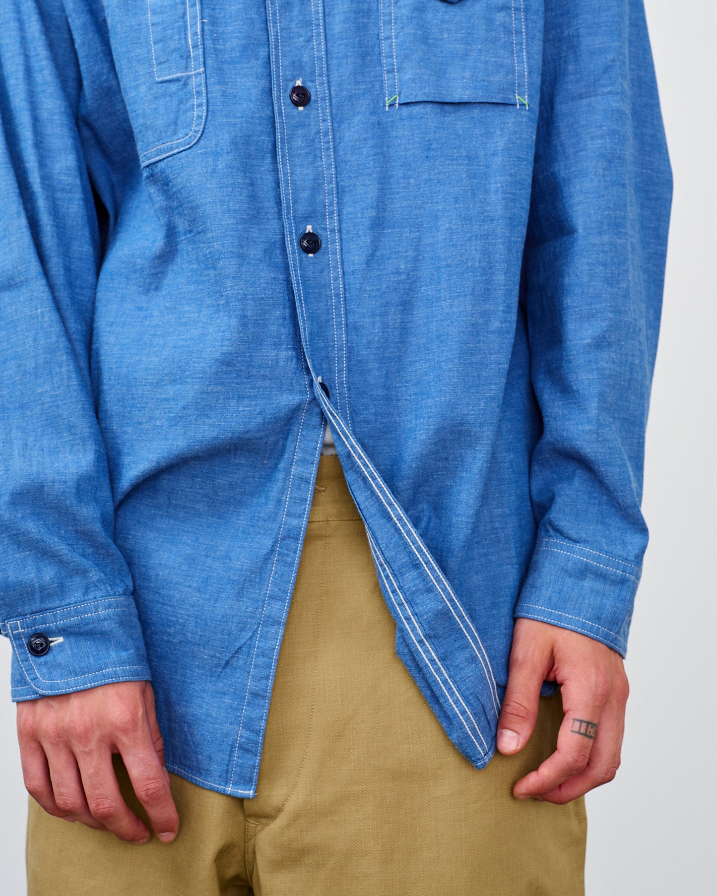 【 RESTOCK 】BIG YANK 1935 ORIGINAL CHAMBRAY / BLUE×GREY