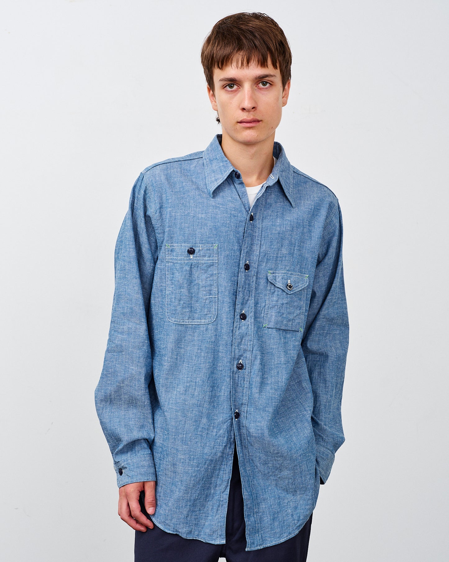 【 RESTOCK 】BIG YANK 1935 ORIGINAL CHAMBRAY / INDIGO