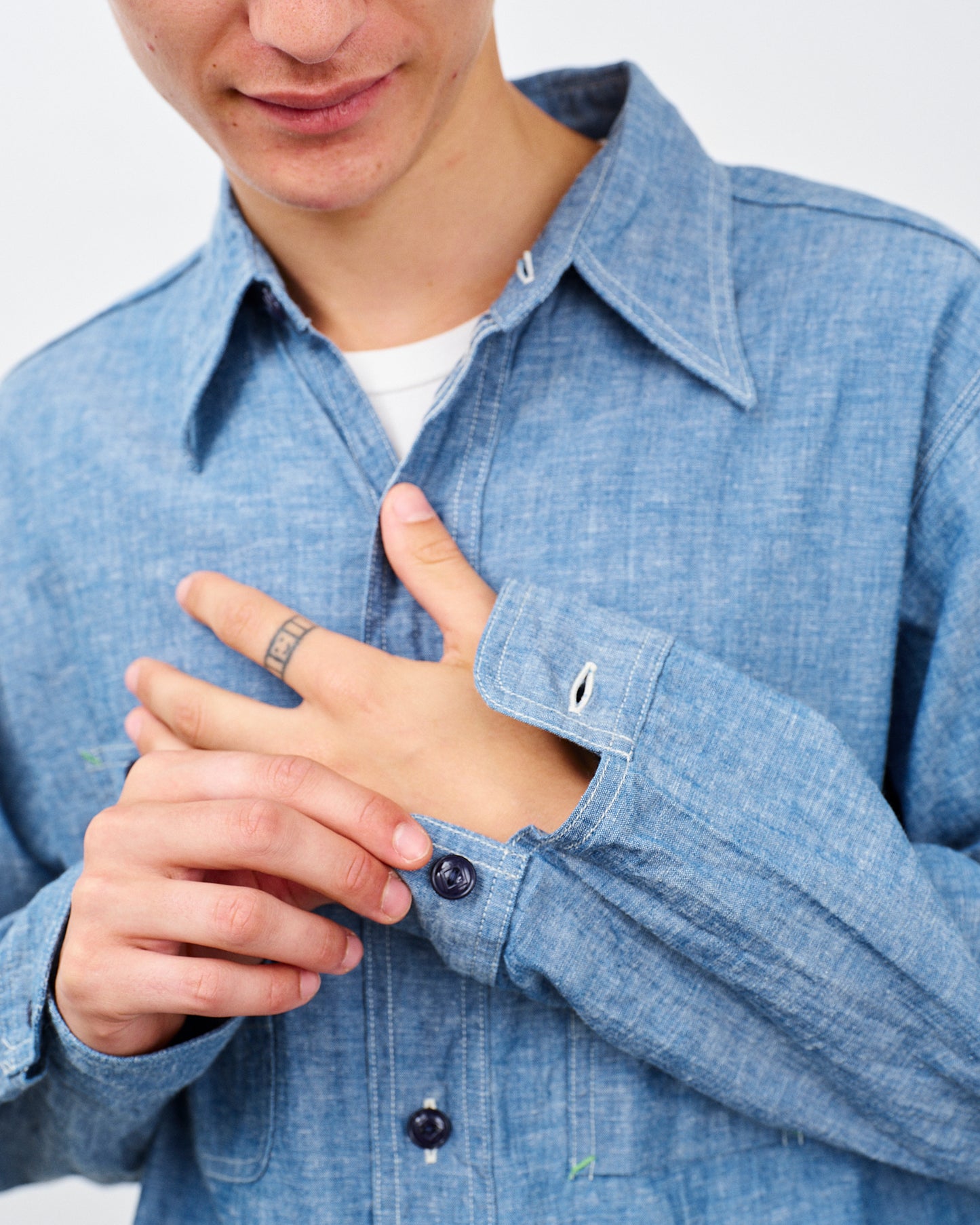 【 RESTOCK 】BIG YANK 1935 ORIGINAL CHAMBRAY / INDIGO