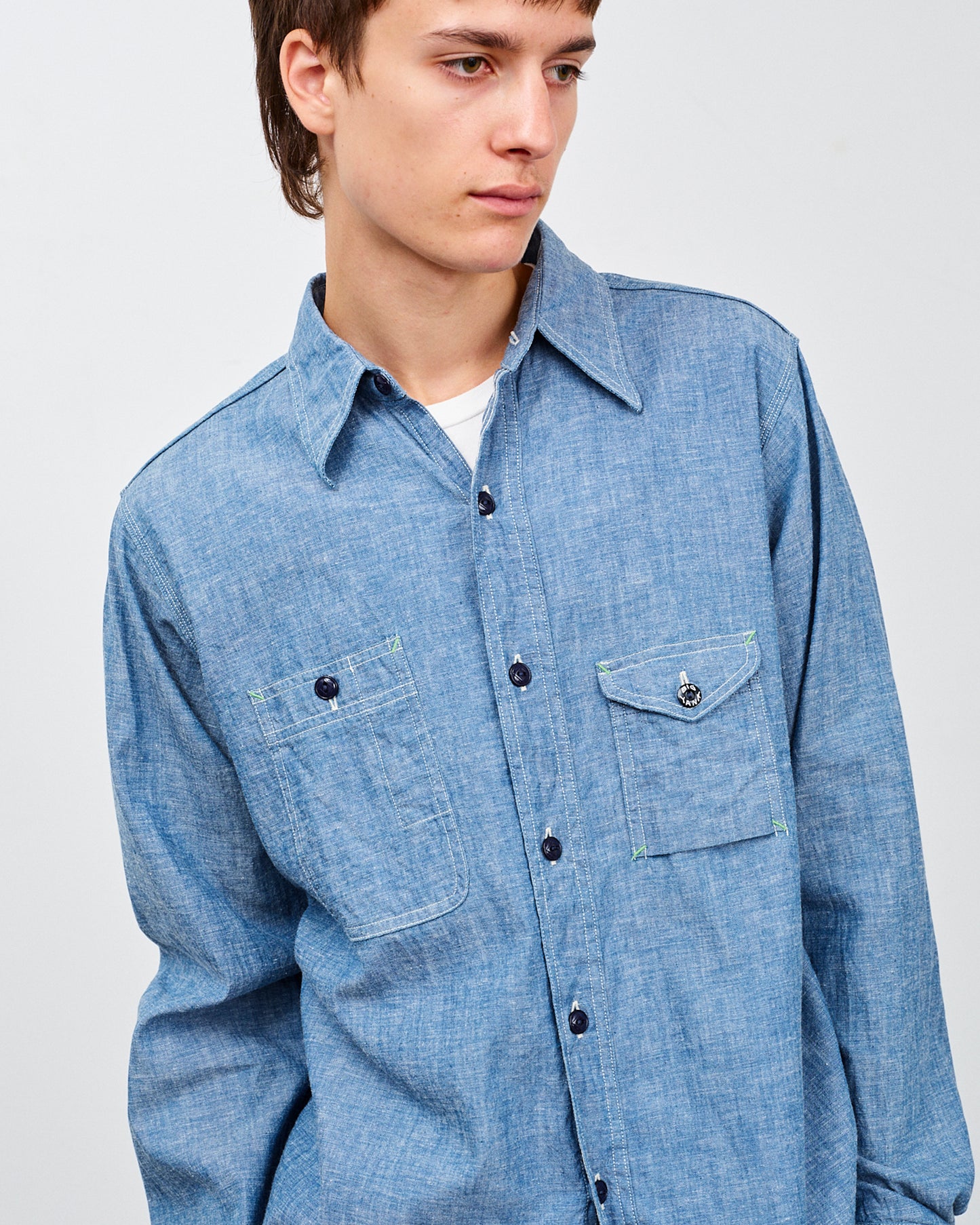 【 RESTOCK 】BIG YANK 1935 ORIGINAL CHAMBRAY / INDIGO