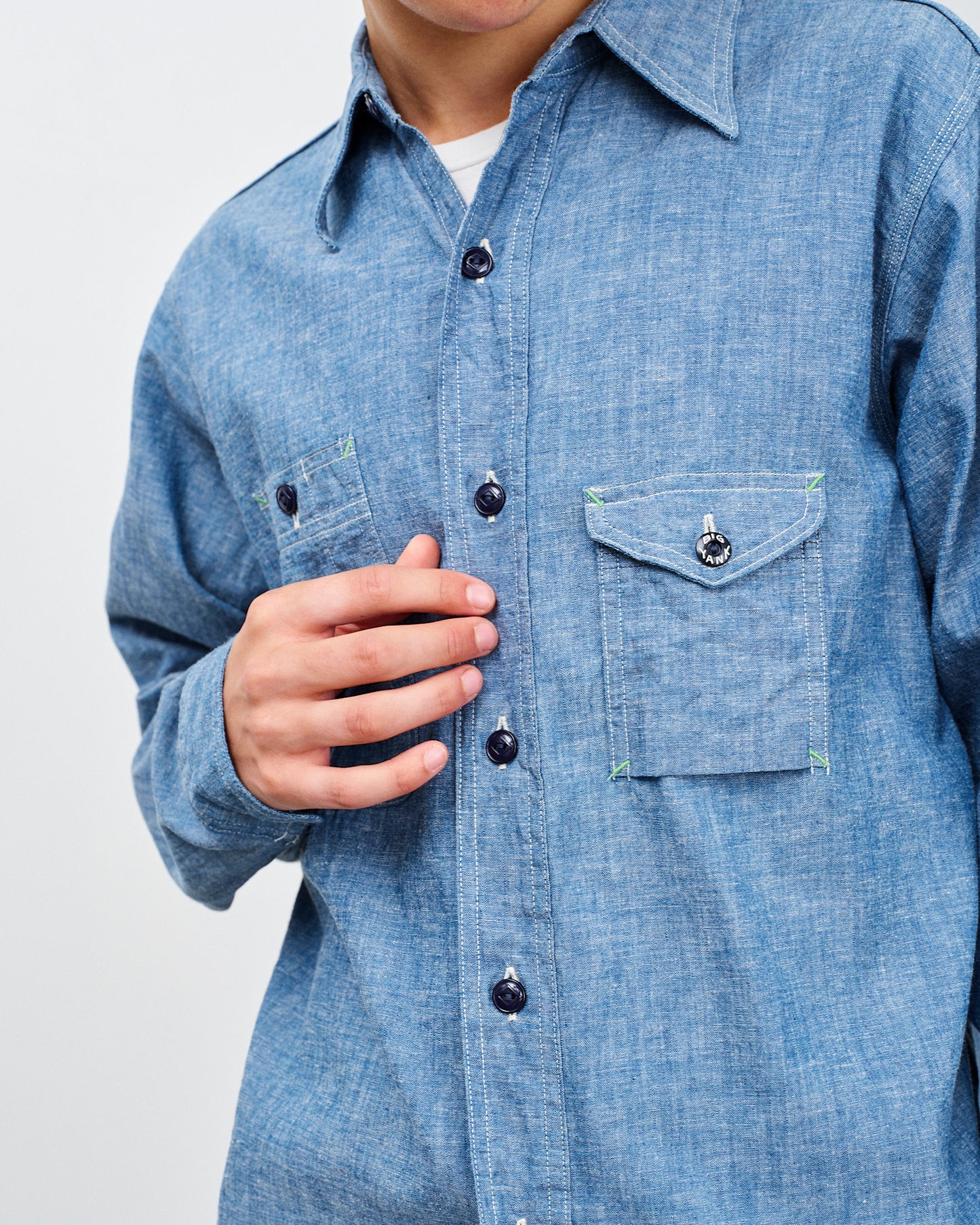 【 RESTOCK 】BIG YANK 1935 ORIGINAL CHAMBRAY / INDIGO