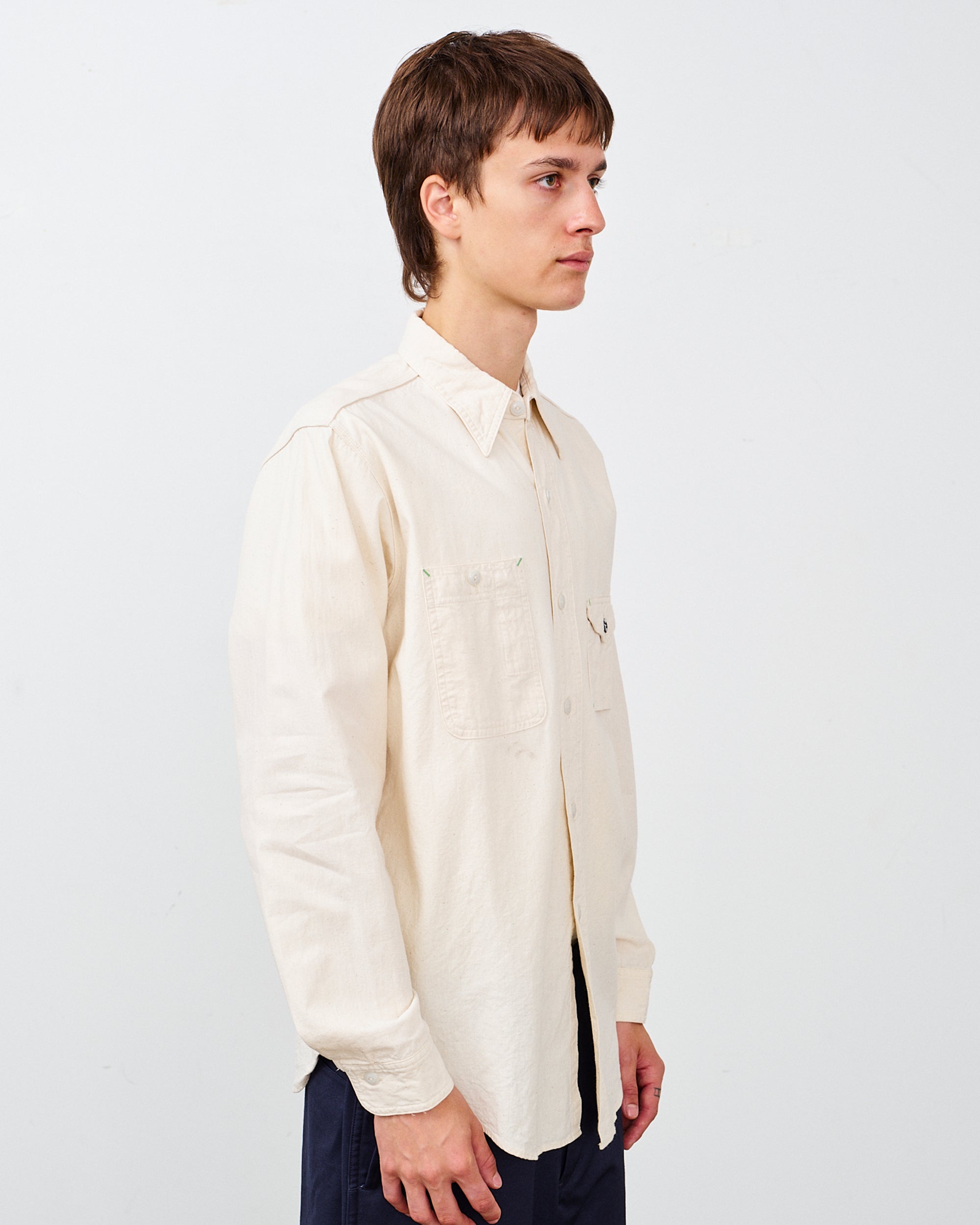 RESTOCK 】BIG YANK 1935 ORIGINAL CHAMBRAY / NATURAL – A'r11551
