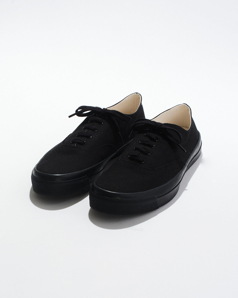 【 26SS 】WAKOUWA CANVAS OX LOW BLACK SOLE / BLACK