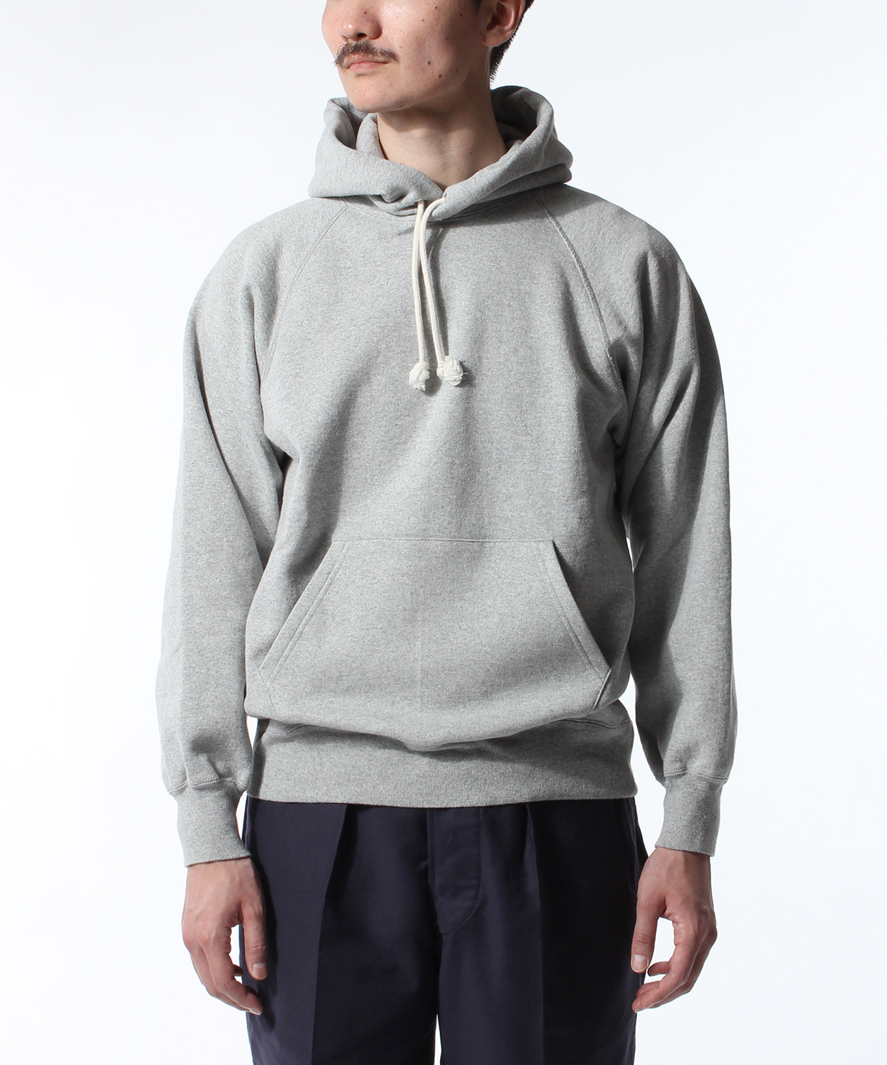 【 24FW 】ANATOMICA SWEAT RAGLAN PARKA / GREY