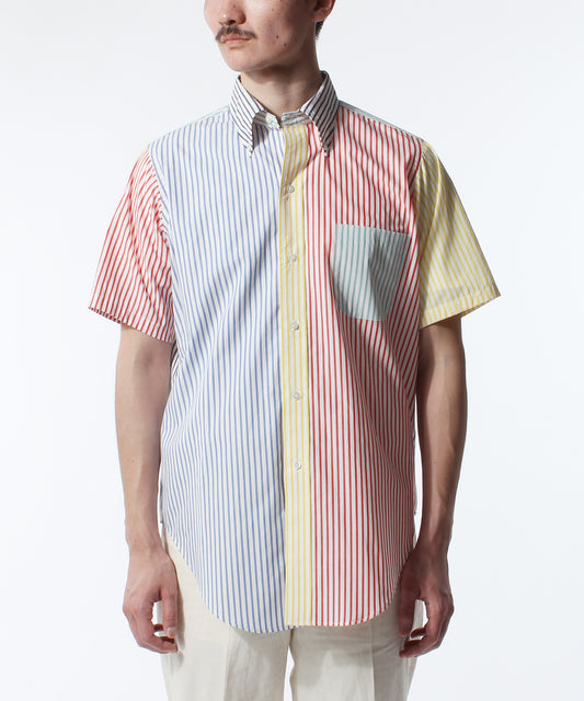 ANATOMICA BD SHIRT S/S BB CANDY STRIPE / MULTI