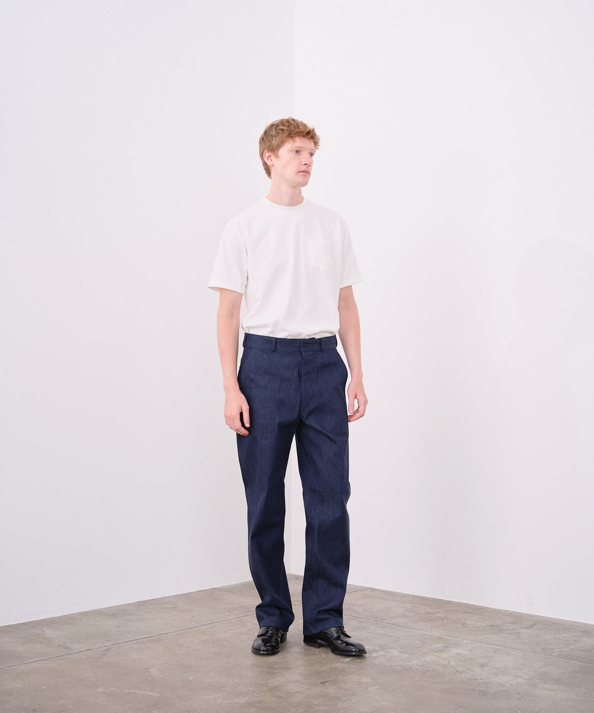 【 25SS 】ANATOMICA USN 1943 UTILITY PANTS / INDIGO NON WASH