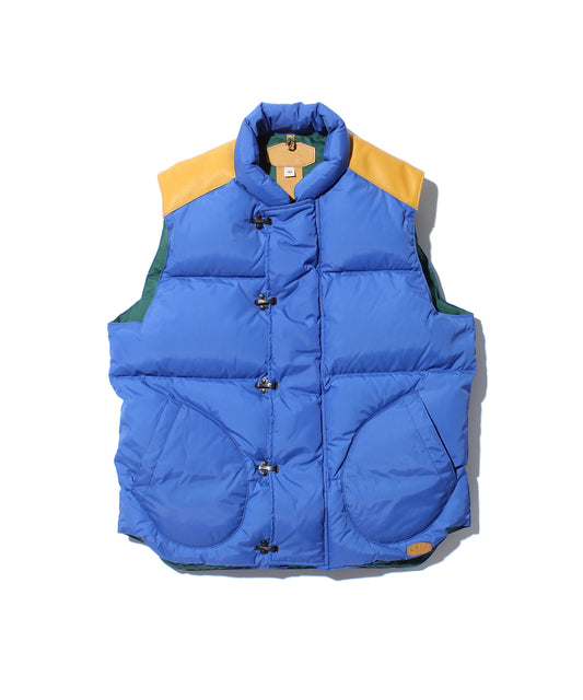 RMFC × Nigel Cabourn HERITAGE DOWN VEST CLIP / BLUE