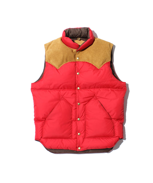 【 50th Anniv. 】RMFC HERITAGE DOWN VEST / RED