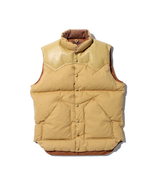 【 50th Anniv. 】RMFC HERITAGE DOWN VEST DUCK / BROWN