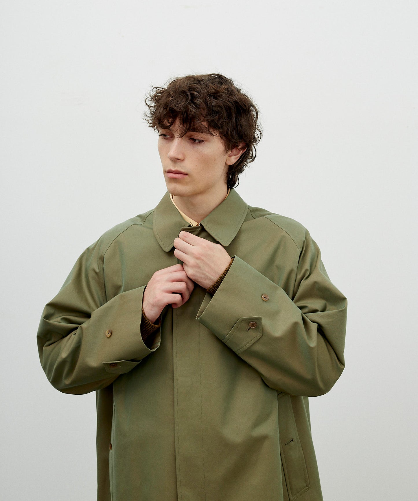 【 25FW 】ANATOMICA SINGLE RAGLAN COAT I / OLIVE