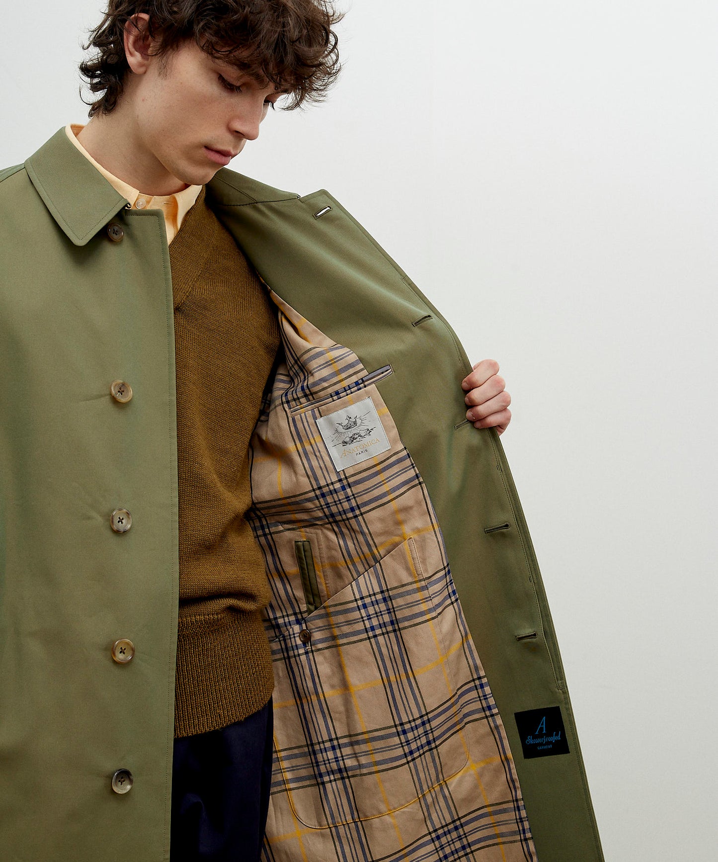 【 25FW 】ANATOMICA SINGLE RAGLAN COAT I / OLIVE
