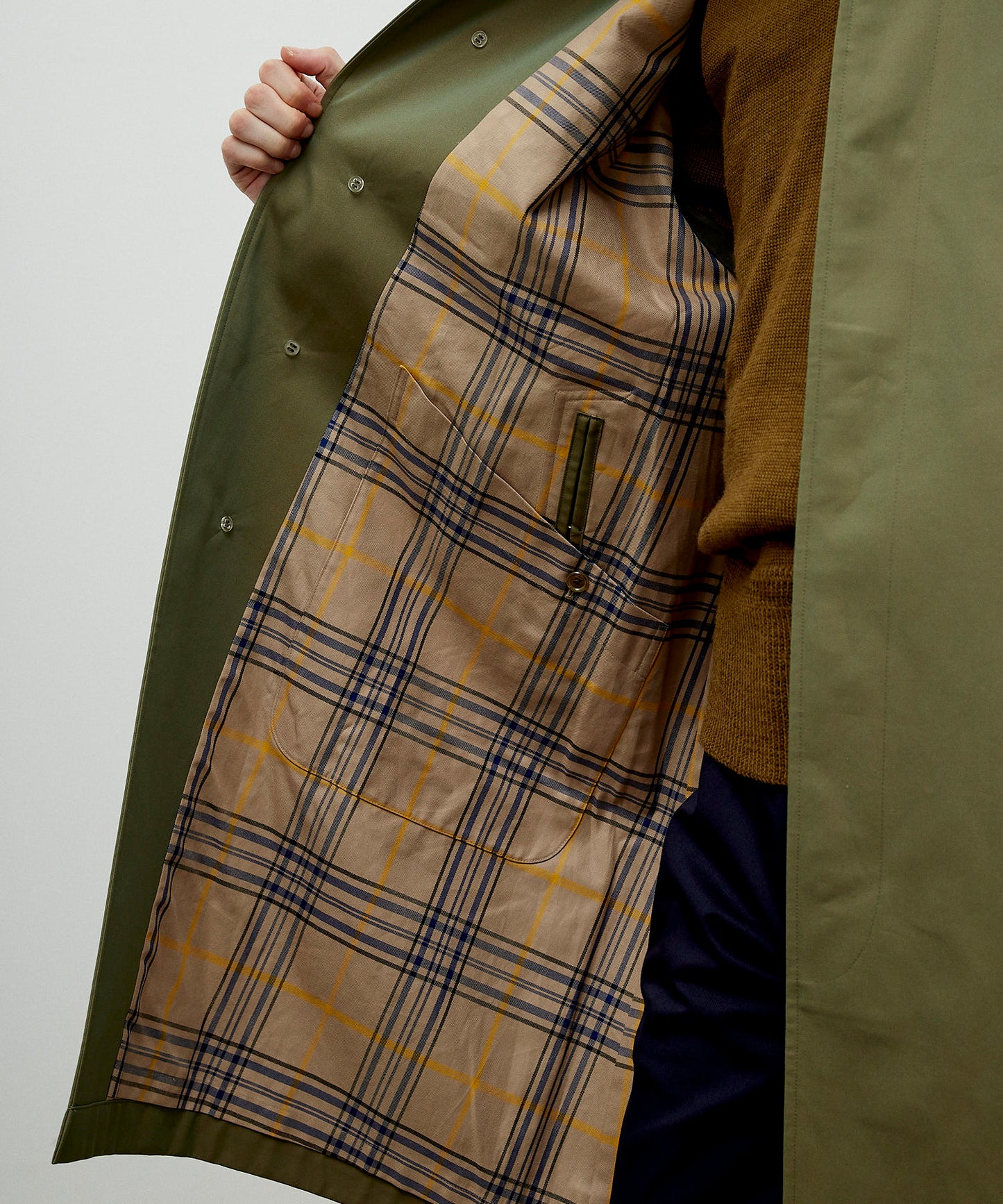 【 25FW 】ANATOMICA SINGLE RAGLAN COAT I / OLIVE