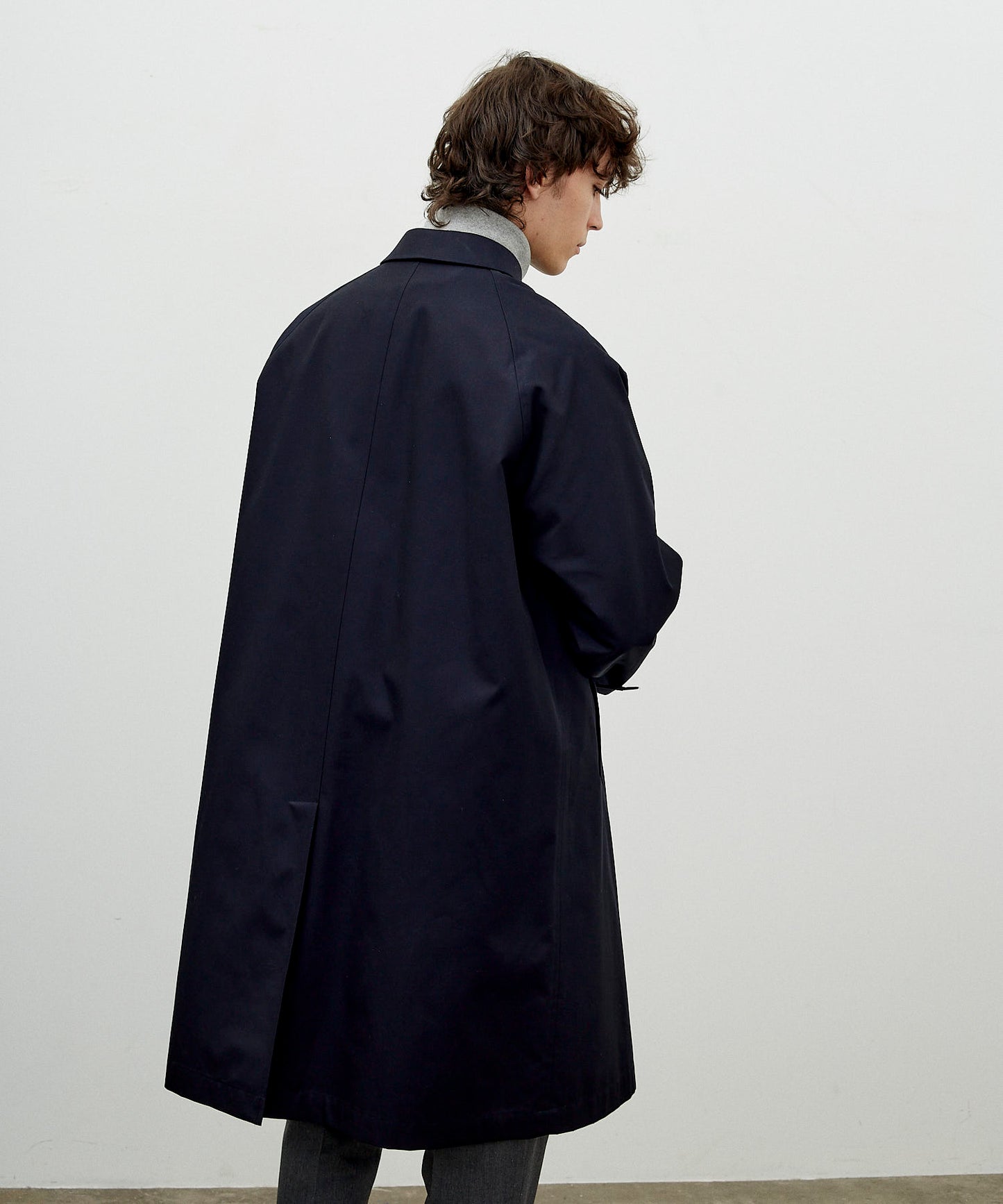 【 25FW 】ANATOMICA SINGLE RAGLAN COAT Ⅰ / NAVY