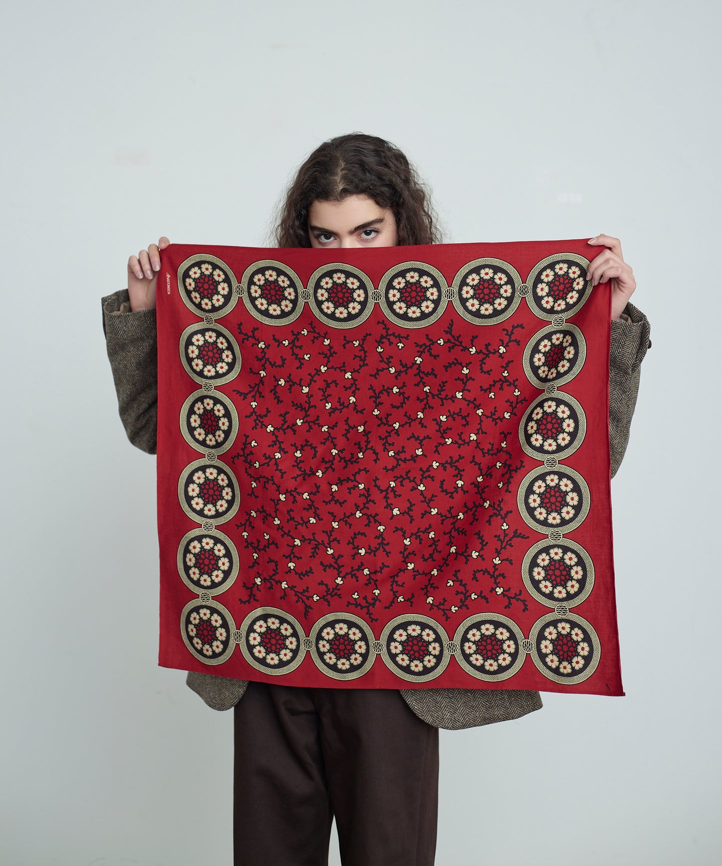 【 25FW 】ANATOMICA SIX PETAL FLOWER / RED