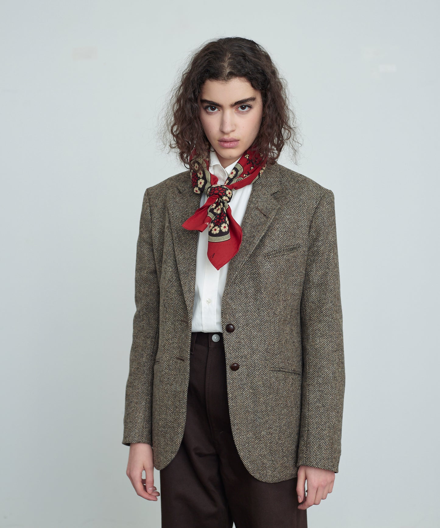 【 25FW 】ANATOMICA SIX PETAL FLOWER / RED