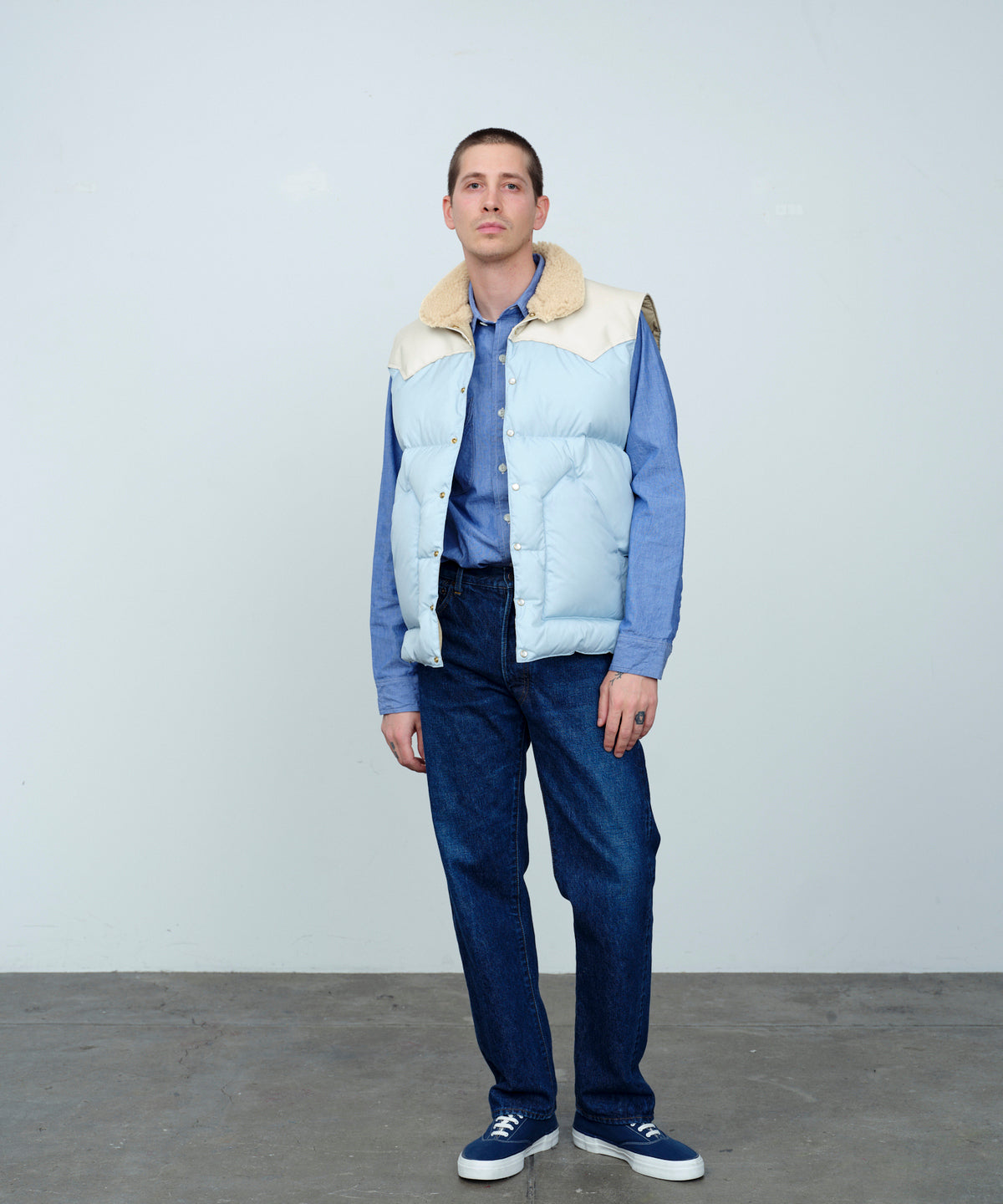 【 25FW 】RMFC HERITAGE CHRISTY VEST / BABY BLUE