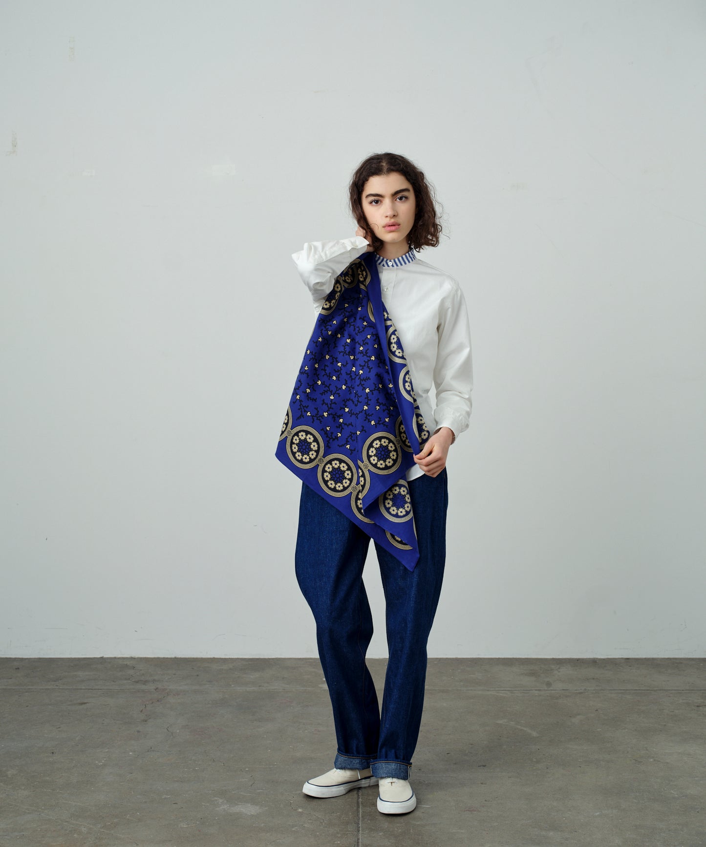 【 25FW 】ANATOMICA SIX PETAL FLOWER / IK.BLUE