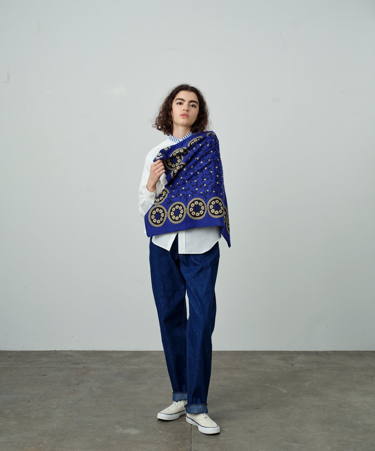 【 25FW 】ANATOMICA SIX PETAL FLOWER / IK.BLUE