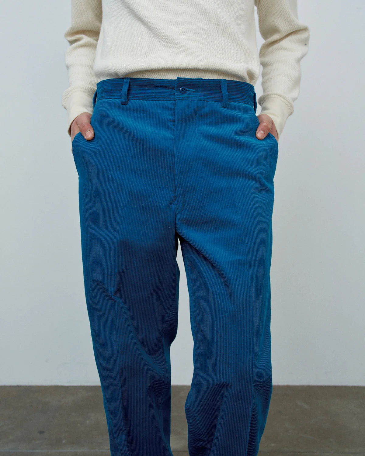 【 25FW 】BIG YANK 1963 TROUSERS CORDUROY / TURQUOISE