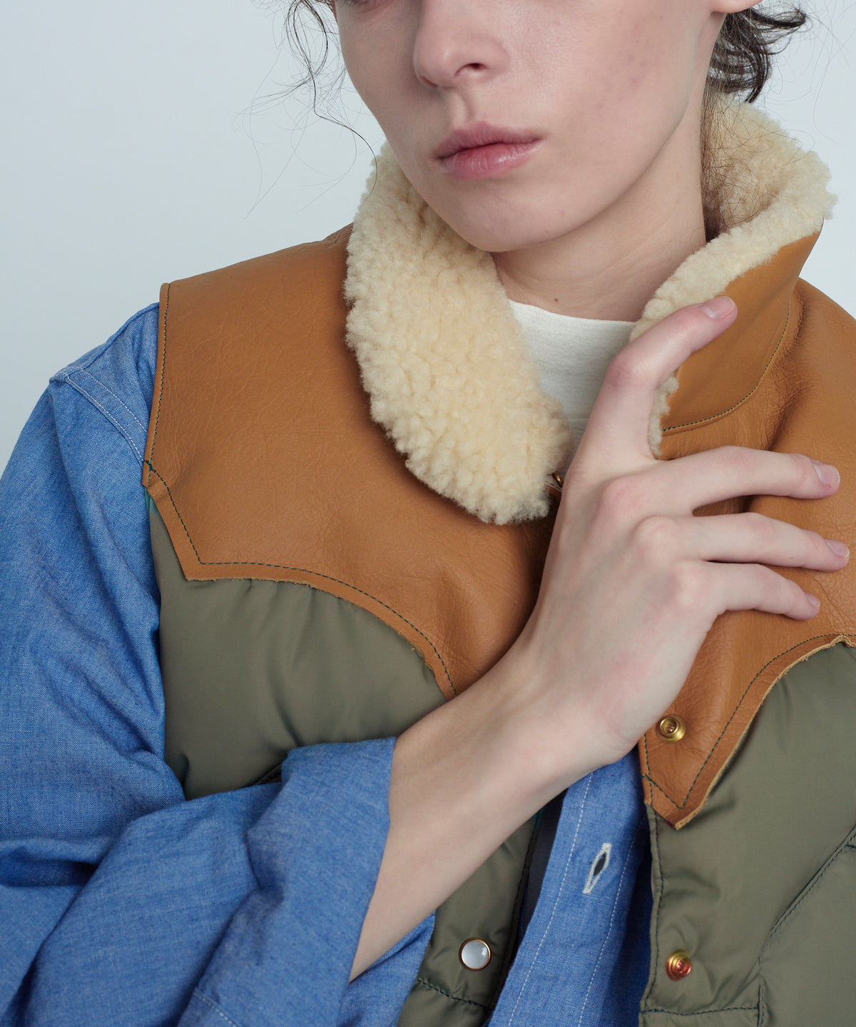 【 25FW 】RMFC HERITAGE ANNELLE VEST / OLIVE