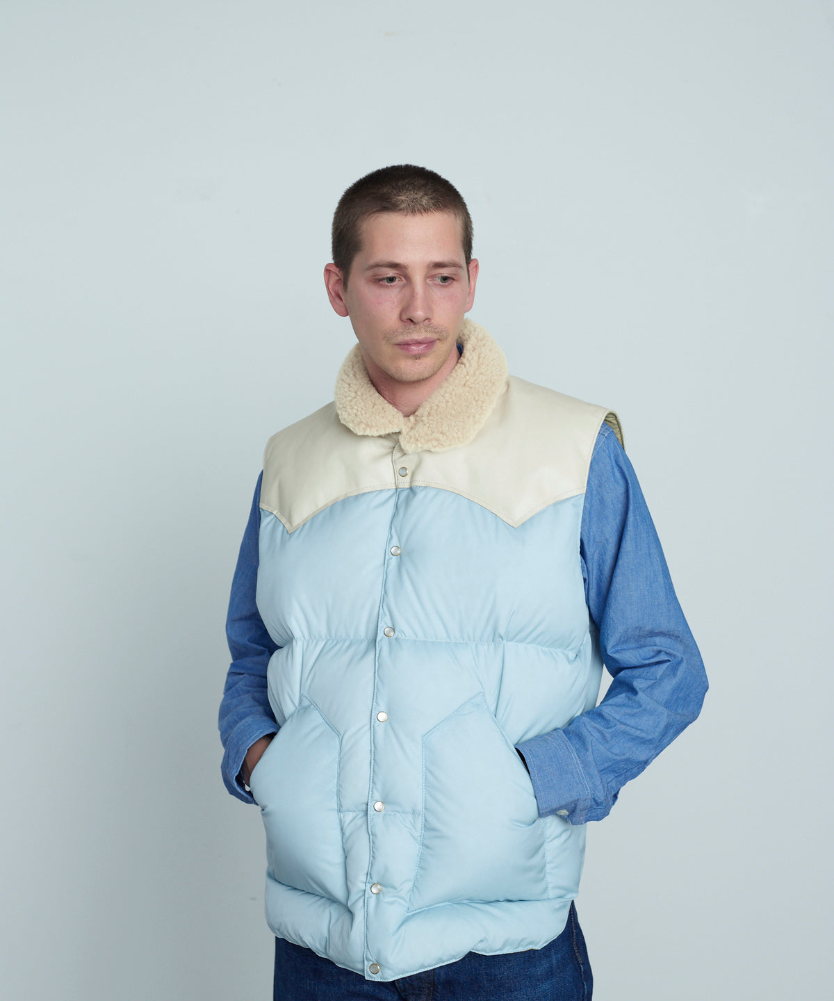 【 25FW PRE-ORDER 】RMFC CHRISTY VEST / BABY BLUE