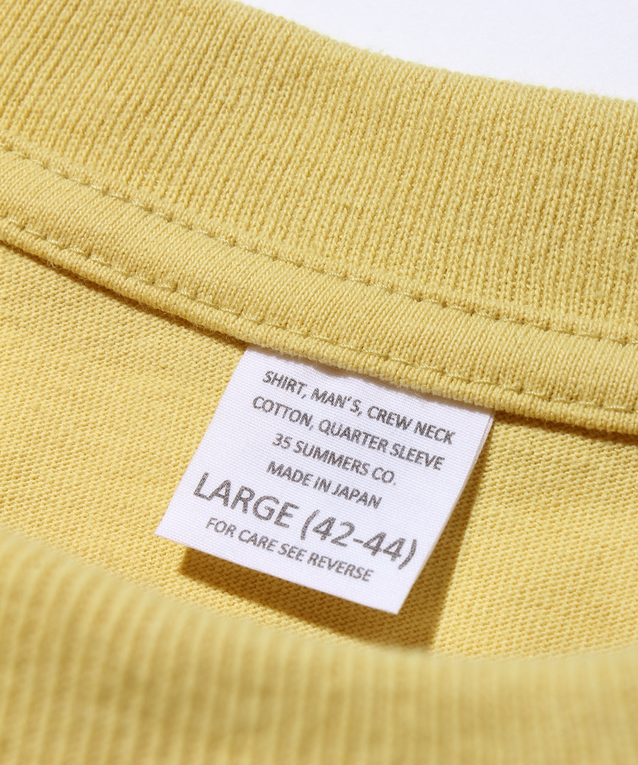 A'r DESIGN ORIGINAL POCKET TEE / LEMON