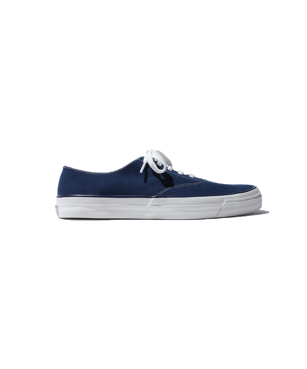 【 NEW PRICE 】WAKOUWA CANVAS OX LOW WHITE SOLE / NAVY