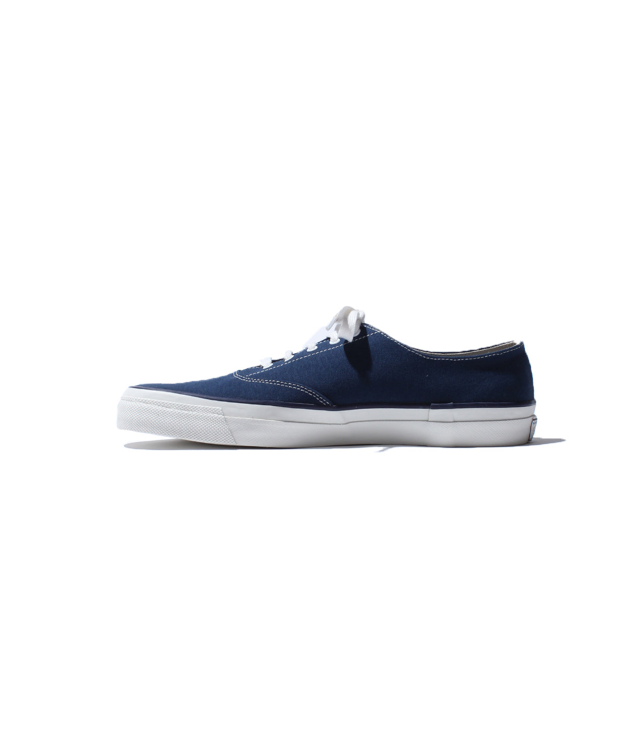 【 NEW PRICE 】WAKOUWA CANVAS OX LOW WHITE SOLE / NAVY