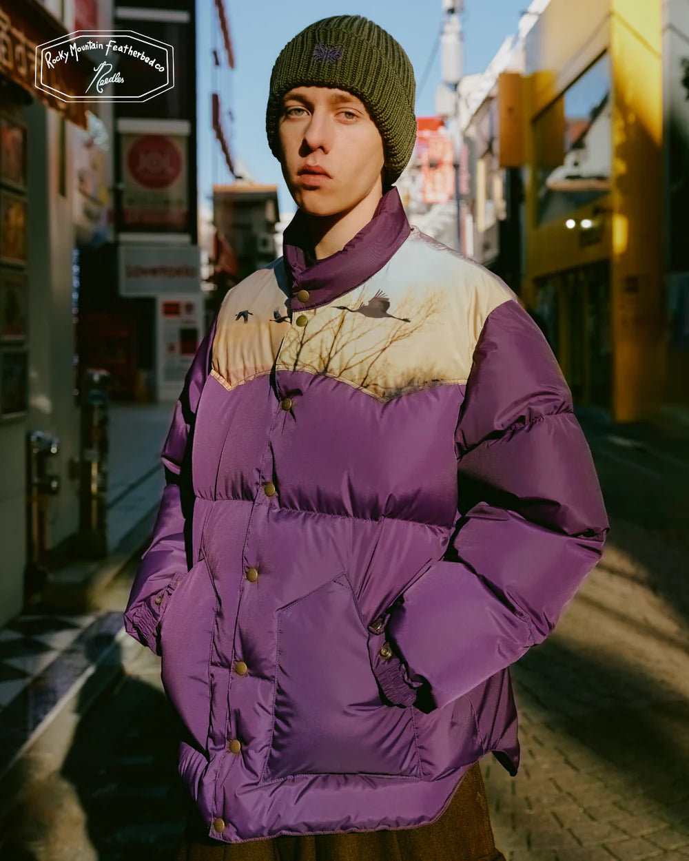 【 25FW 】Needles × RMFC Crane Yoke Down Vest / TAN