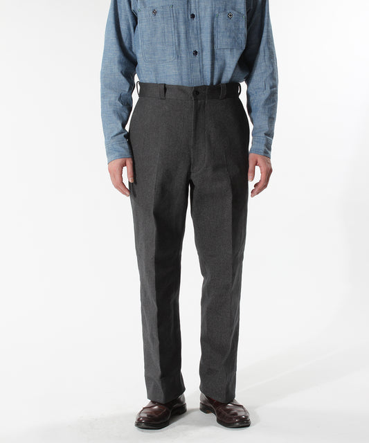 【 24FW 】YANKSHIRE 1963 TROUSERS HEATHER CHAMBRAY