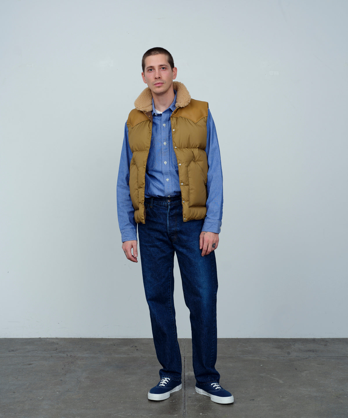 【 25FW 】RMFC HERITAGE CHRISTY VEST / CAMEL
