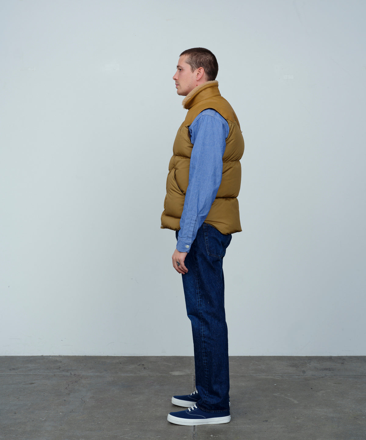 【 25FW 】RMFC HERITAGE CHRISTY VEST / CAMEL