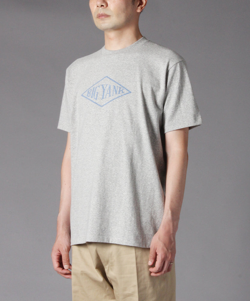 BIGYANK TEE ORIGNAL RHOMBUS LOGO / GREY