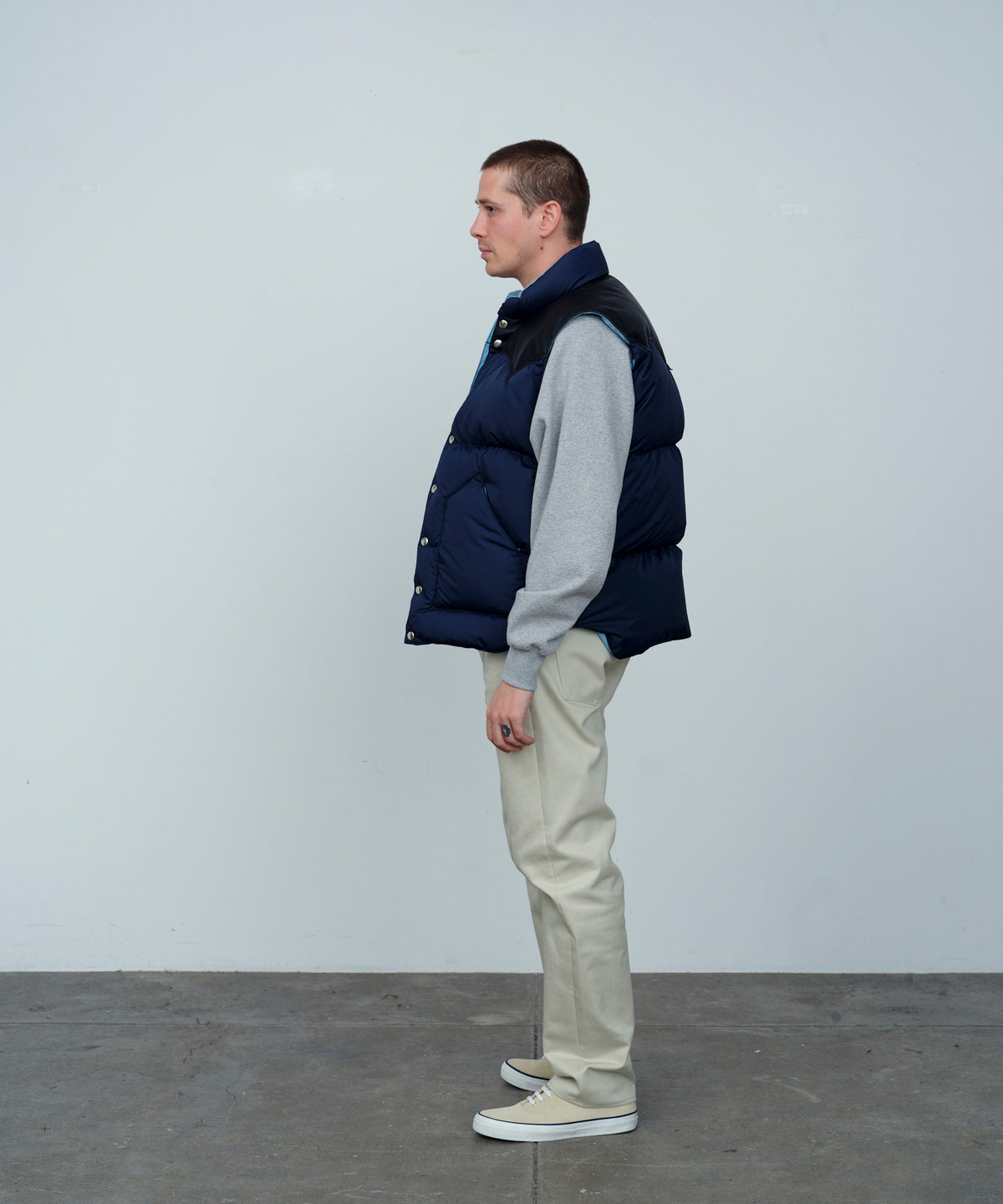 【 25FW PRE-ORDER 】RMFC HERITAGE DOWN VEST / D.NAVY