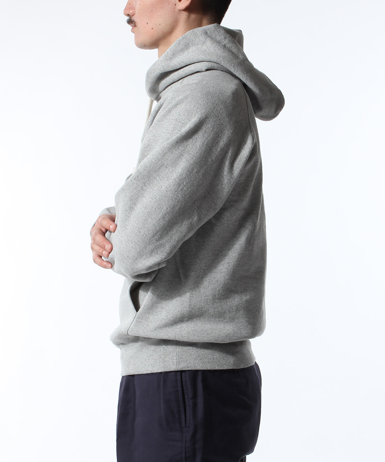 【 24FW 】ANATOMICA SWEAT RAGLAN PARKA / GREY