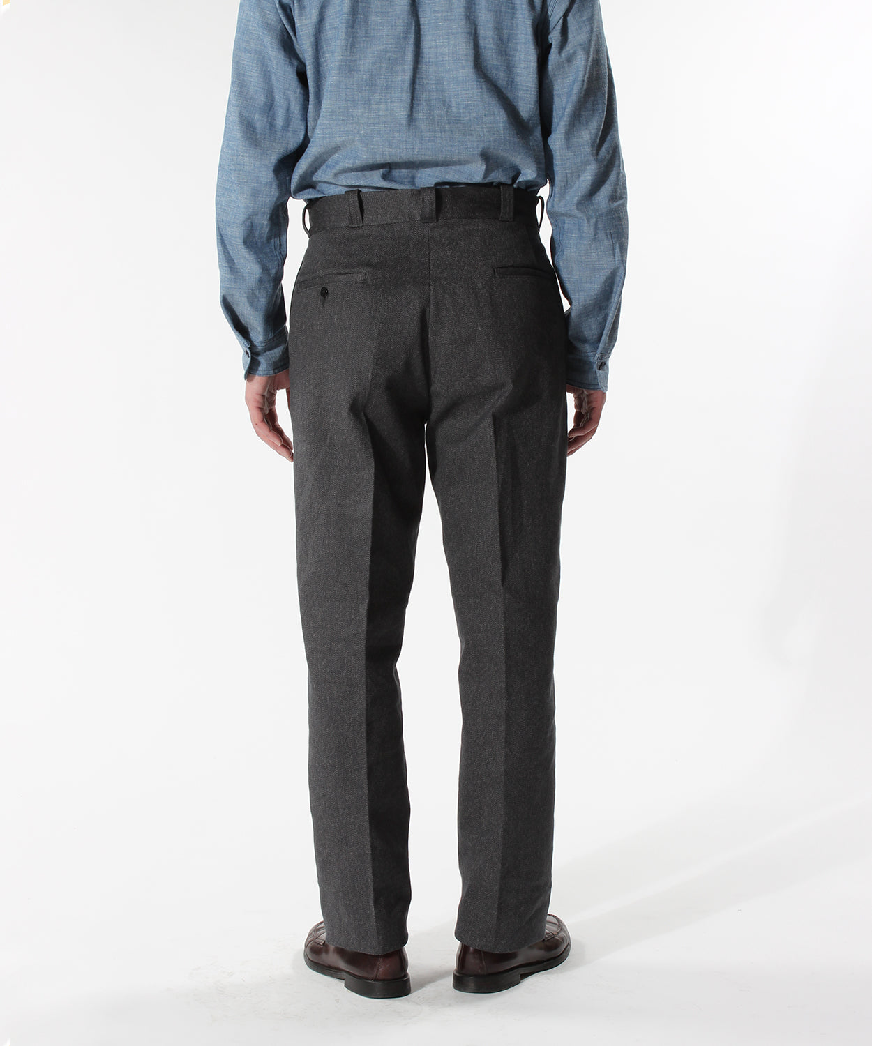 【 24FW 】YANKSHIRE 1963 TROUSERS HEATHER CHAMBRAY