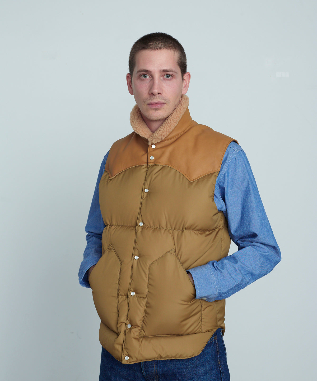 【 25FW 】RMFC HERITAGE CHRISTY VEST / CAMEL