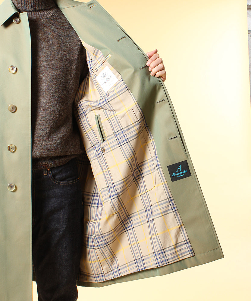 【 25SS 】ANATOMICA SINGLE RAGLAN COAT I / OLIVE