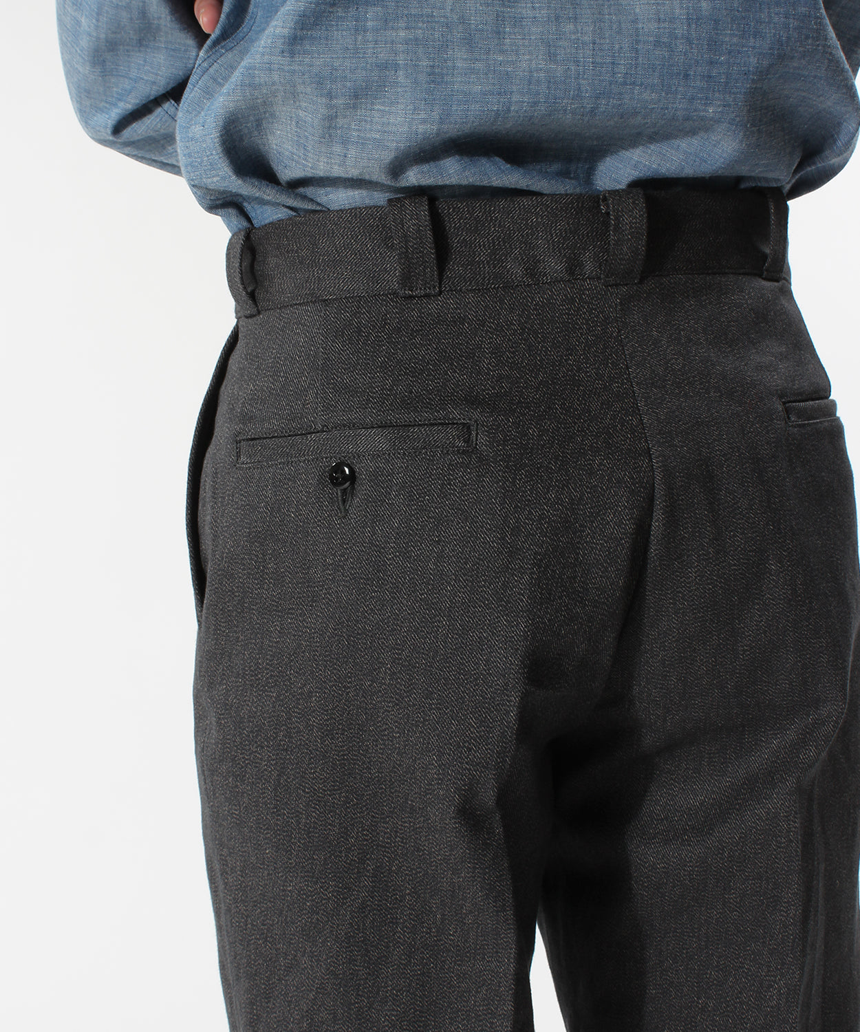 【 24FW 】YANKSHIRE 1963 TROUSERS HEATHER CHAMBRAY