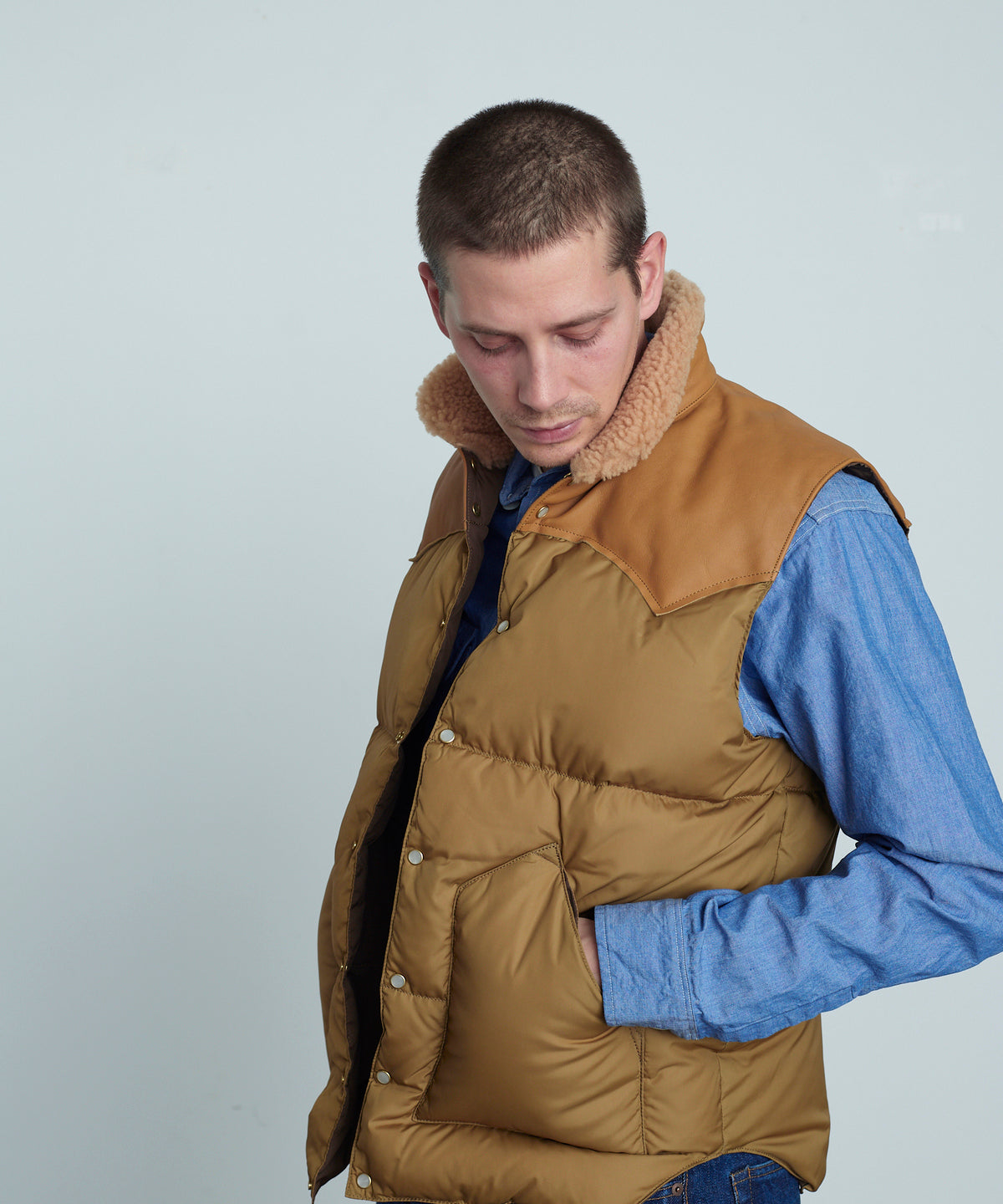 【 25FW 】RMFC HERITAGE CHRISTY VEST / CAMEL