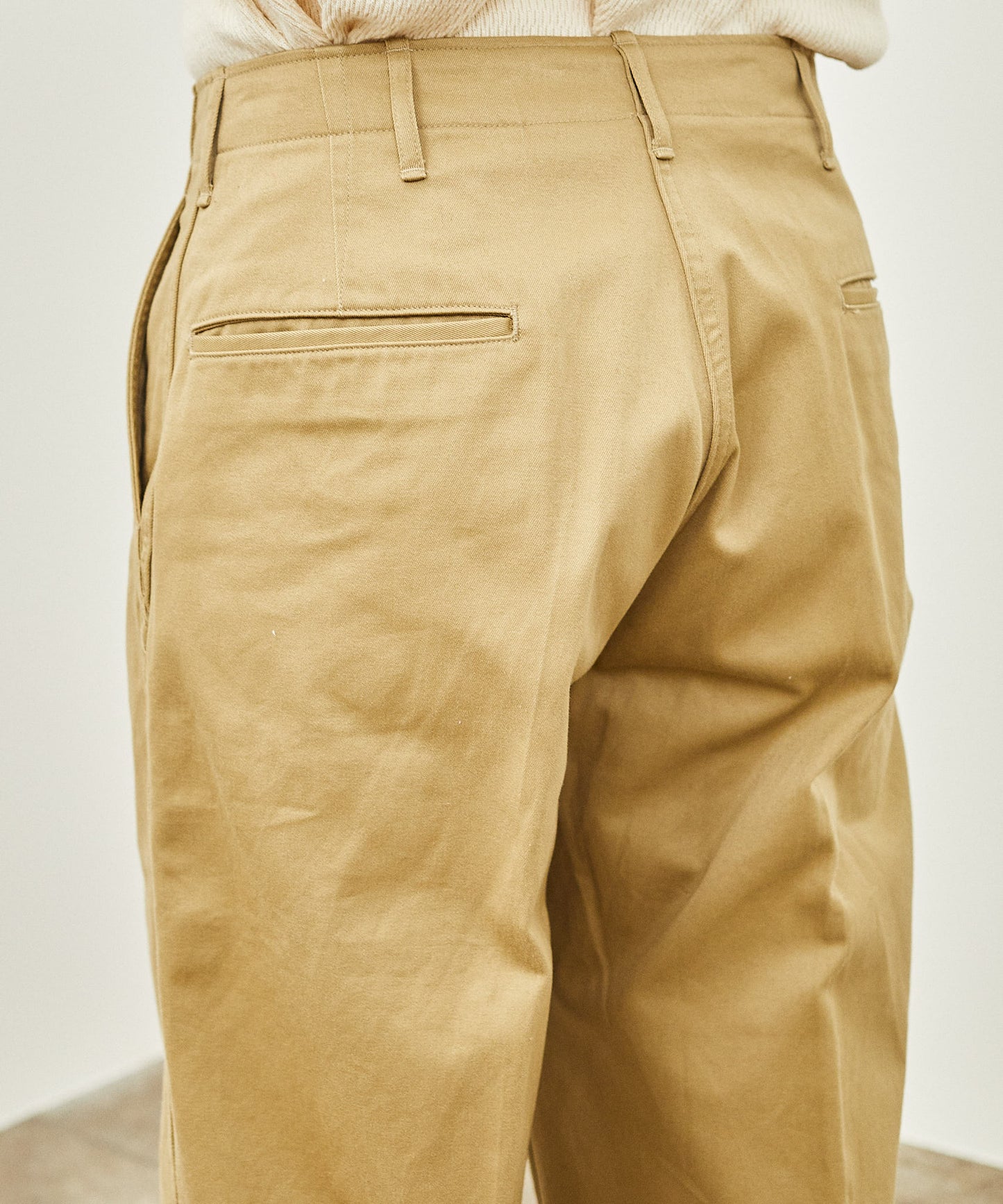 【 RESTOCK 】YANKSHIRE TROUSERS M1945 WEST POINT / BEIGE