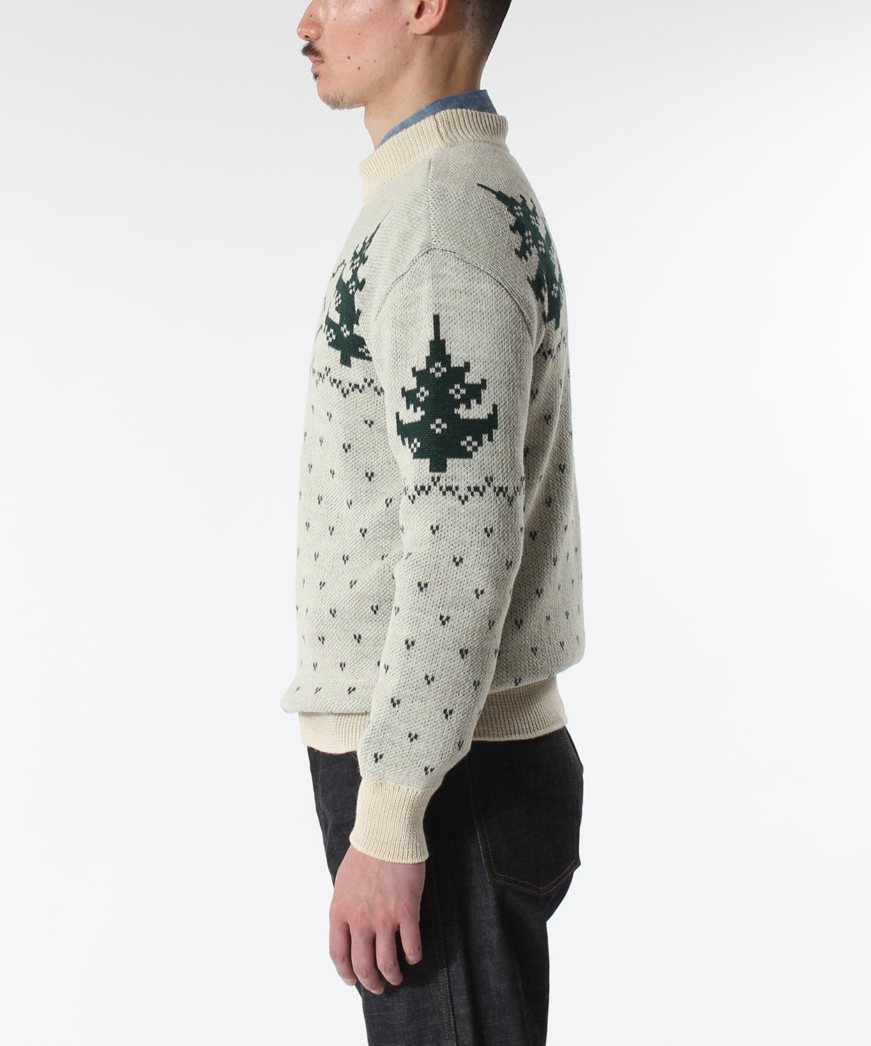 Der SUMMLER HOLIDAY KNIT CREW / GREEN