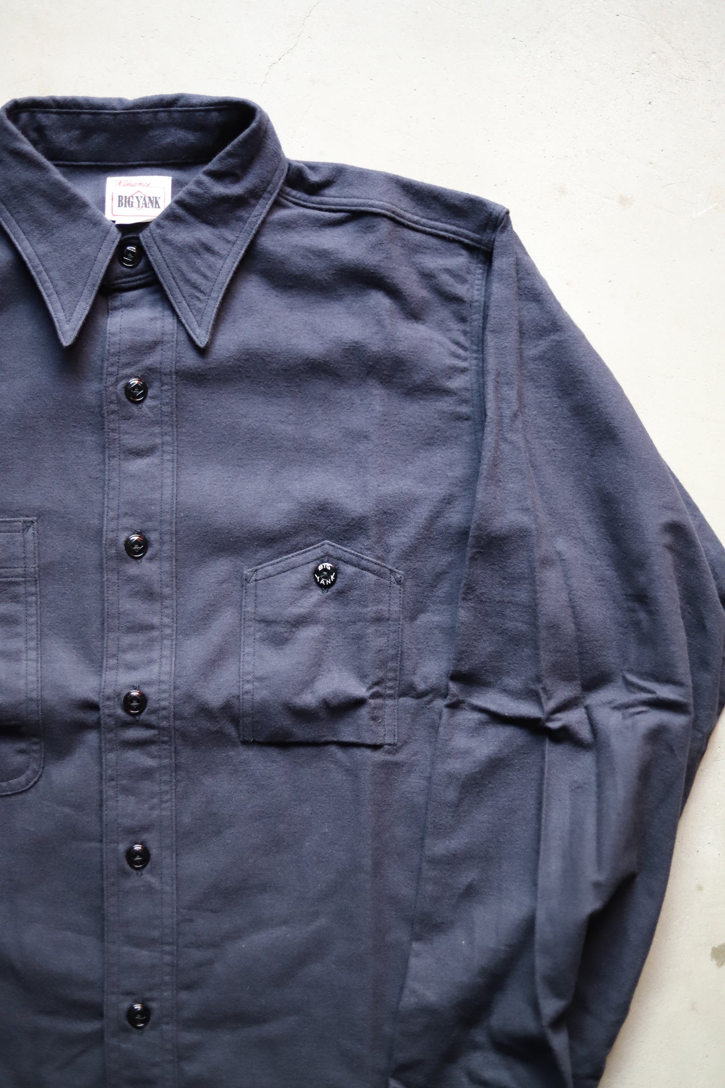 【 24FW 】BIGYANK 1942 SHIRT CHAMOIS / D.NAVY