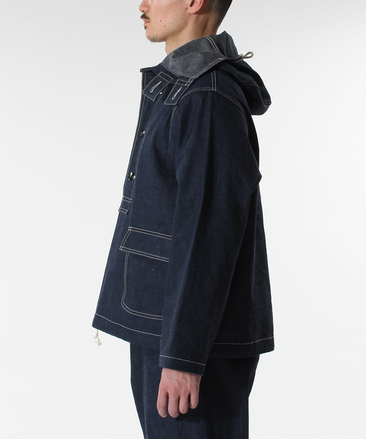 ANATOMICA USN GUNNERS PARKA / INDIGO NON WASH