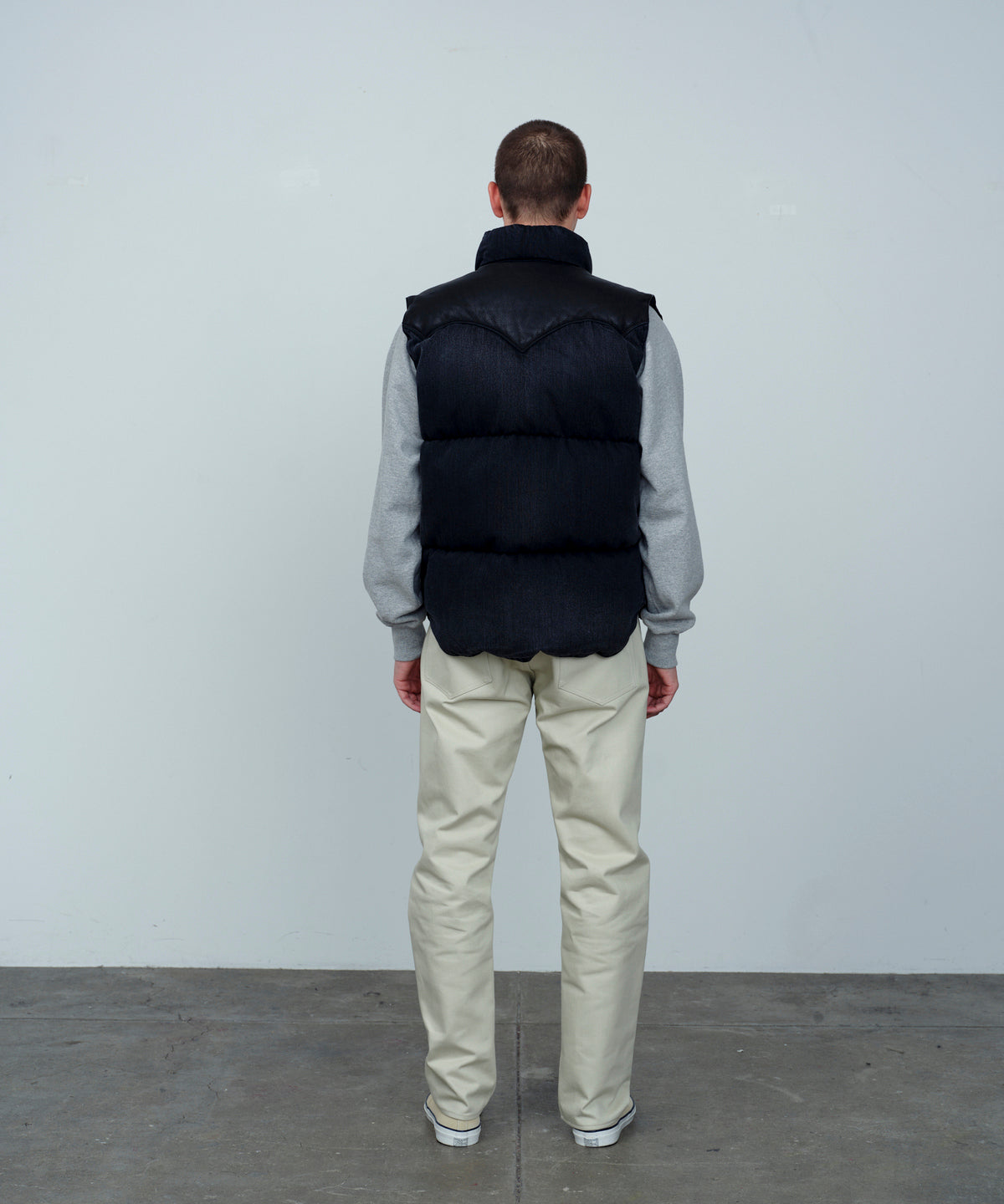 【 25FW PRE-ORDER 】RMFC HERITAGE DOWN VEST DENIM / DENIM BLACK