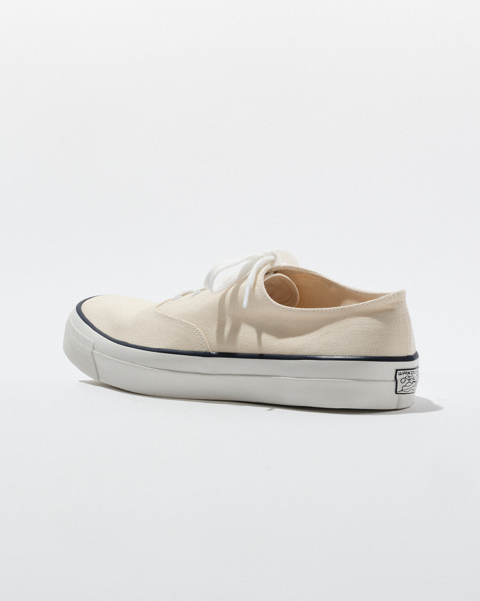 【 26SS 】WAKOUWA CANVAS OX LOW WHITE SOLE / OFF WHITE