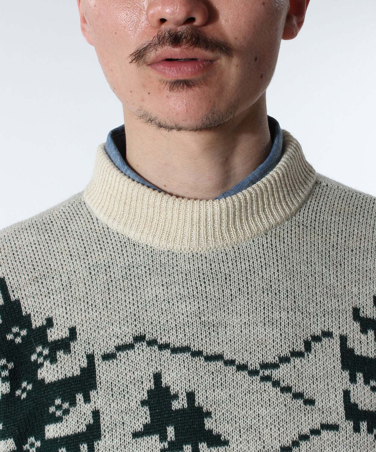 Der SUMMLER HOLIDAY KNIT CREW / GREEN