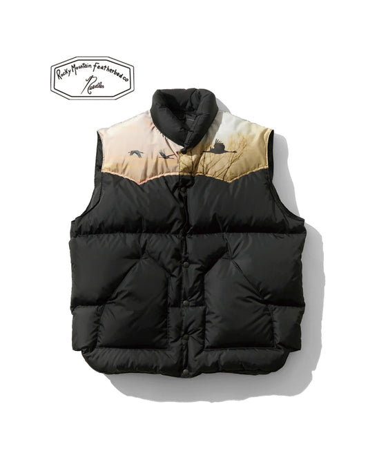 【 25FW 】Needles × RMFC Crane Yoke Down Vest / BLACK